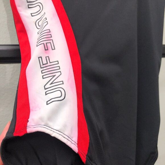 UNIF Black Red & White Bodysuit Swim Suit - Size S - Picture 3 of 6